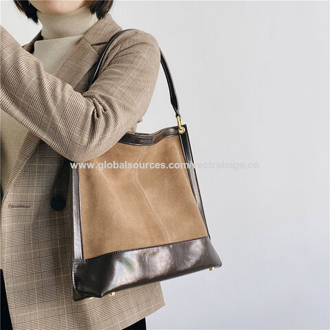 Women's Cotton Shoulder Bag in Maroon | Handmade Fabric Bag