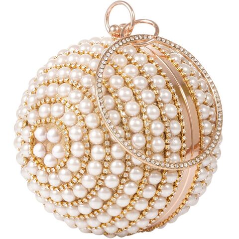 Woman Round Clutch Ball Handbag Dazzling Ring Handle Purse Pearls Evening Bag Crossboady Bag Silver Bag Handbag Women Bag Buy China Wholesale Women Bag 9.34 Globalsources