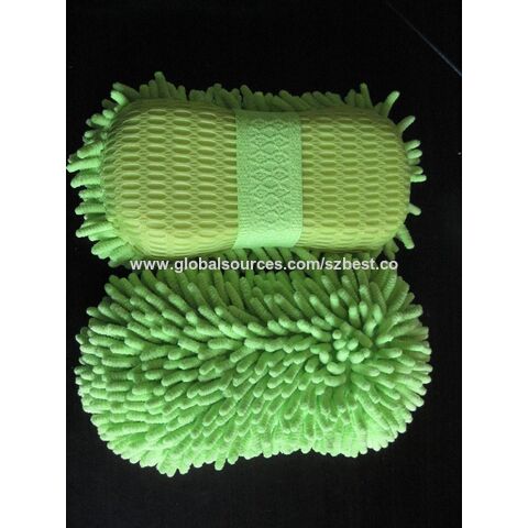 1pcs Chenille Wash Sponge Large Coral Fleece Car Wash Pad
