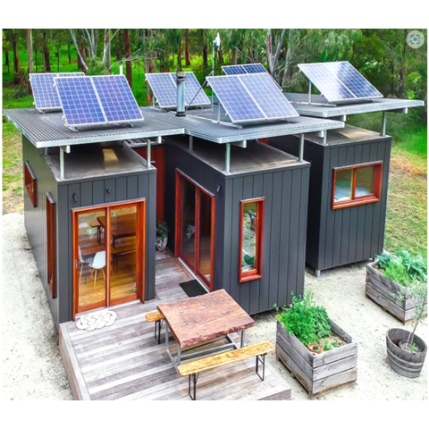 20Ft Folding Container Insulated house with door/windows, only $30/SF with  optional Solar System – Symmetry Company