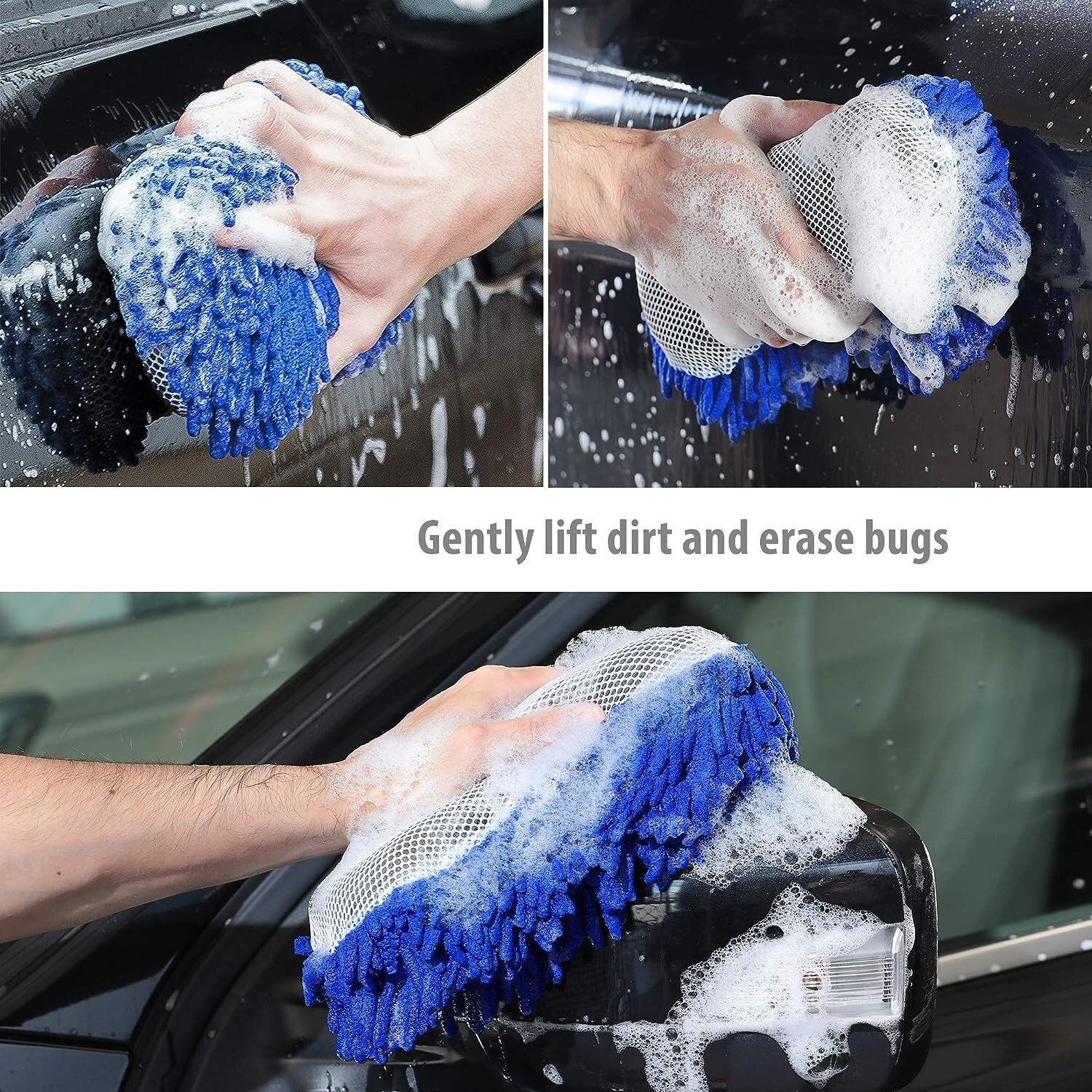 Lavage de voiture épais brossé chiffon propre serviette microfibre