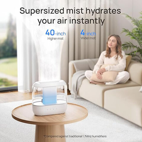  4L Quiet Humidifiers for Large Room,Ultrasonic Cool