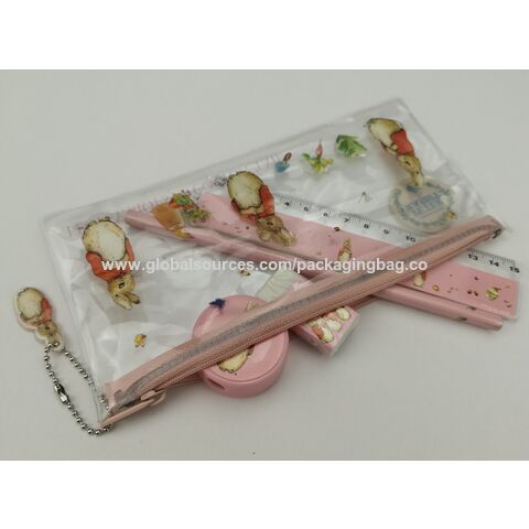 Wholesale Jewelry Bags Frosted Zipper Bag with Logo Small PVC