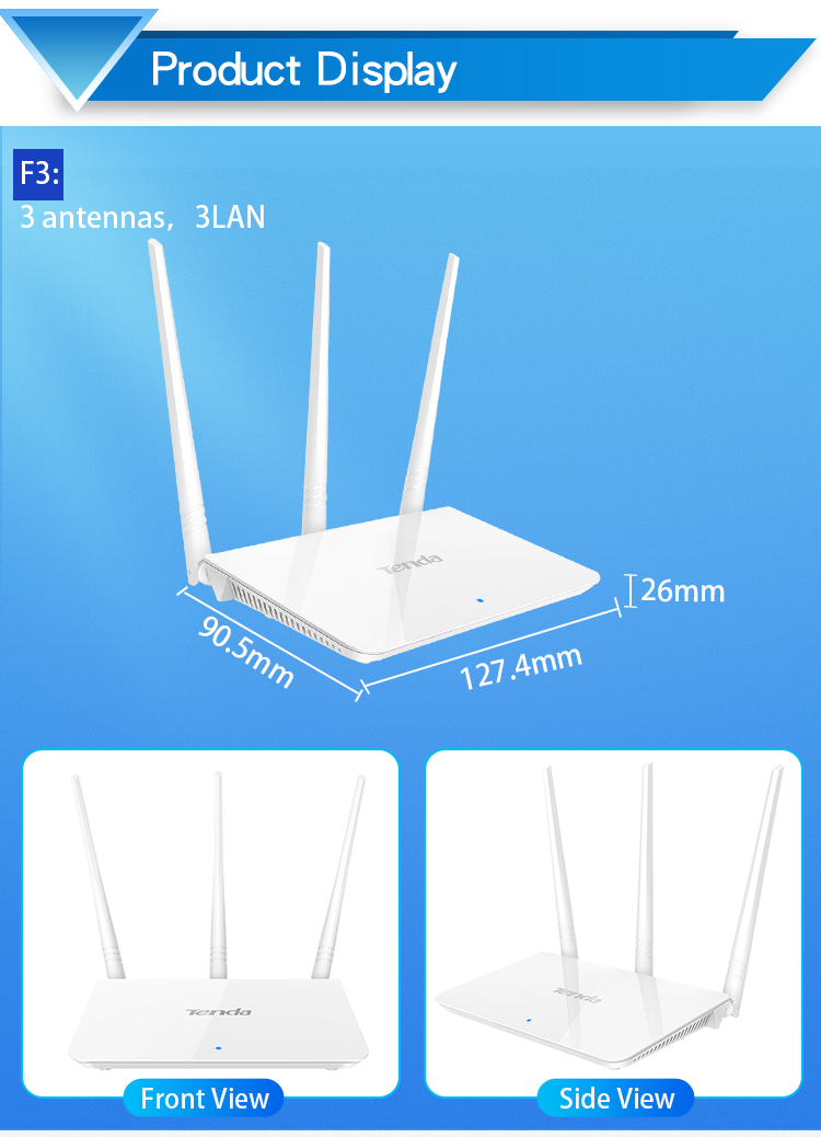 China Cheap Tenda F3 Router Suppliers