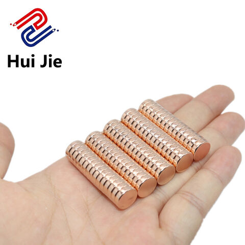 Buy China Wholesale Custom Magnet Rose Gold Powerful N35 N38 N42 N45 N48  N52 Magnets Rare Earth Ndfeb Magnetic Round Ring Disc Neodymium Magnet & Ndfeb  Magnets $0.1