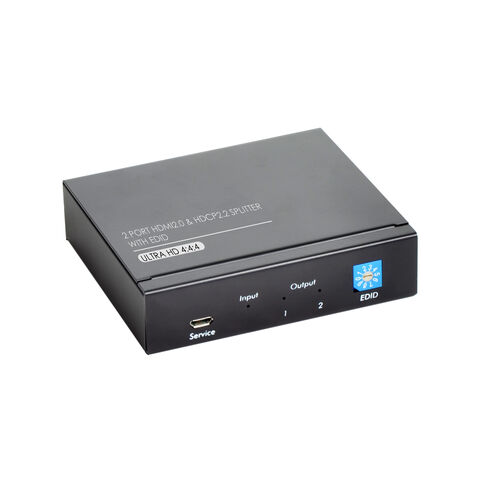 Divisor de señal Divisor HDMI 1.4 1x2 3D 4K ULTRA HD 2K 3840x2160 1920x1080  EDID HDCP
