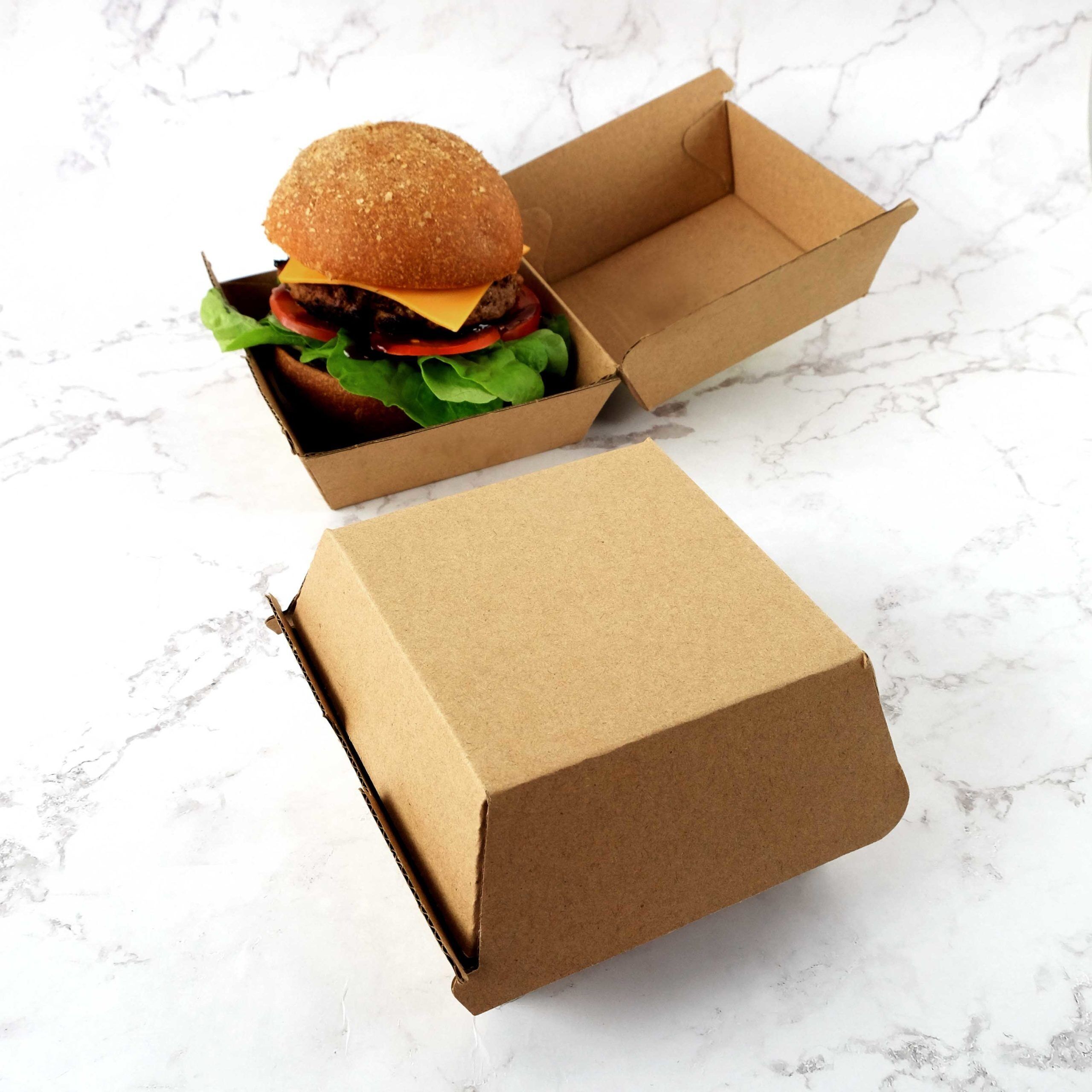 Corrugated Boxes Burger Box Factory Wholesale Hamburger Packaging ...