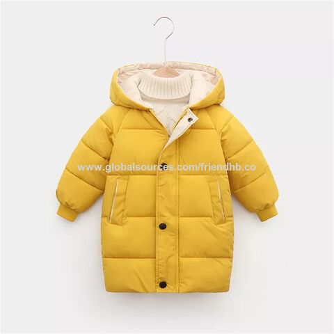 Fashion Kid Clothes Girl Winter Long Cotton-padded Coat Winter Children  Outerwear