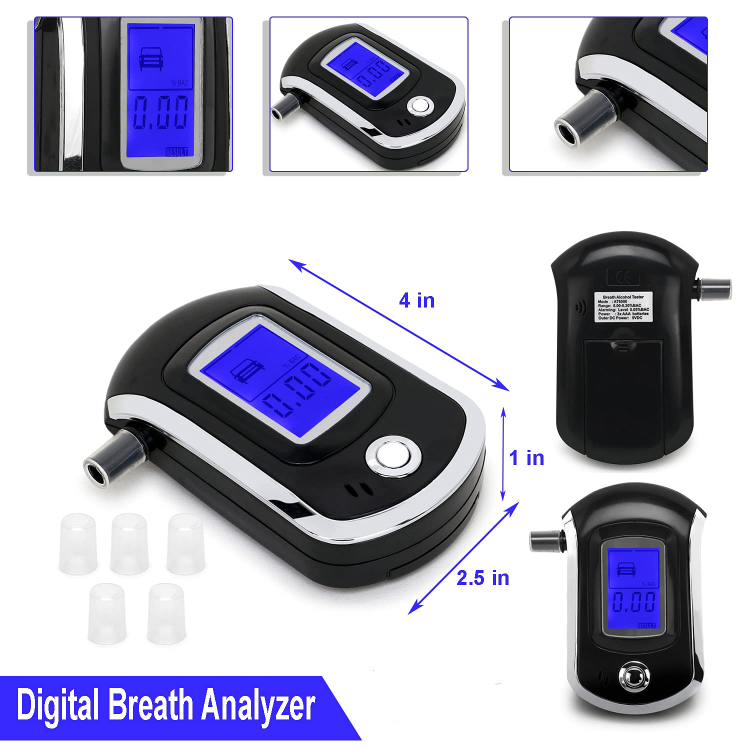 Buy Wholesale China Automatic Cleaning Digital Breath Alcohol Tester Breath  Analyzer Smart At6000 & Breath Alcohol Tester at USD 3.9