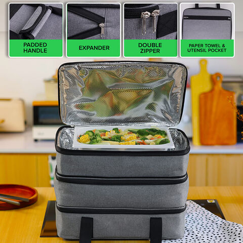 Bolsa de refrigerador aislado Lunch Box medio hermético Contenedor