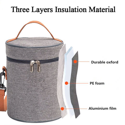 Large Capacity Cooler Bag Waterproof Oxford Portable Thermal Lunch