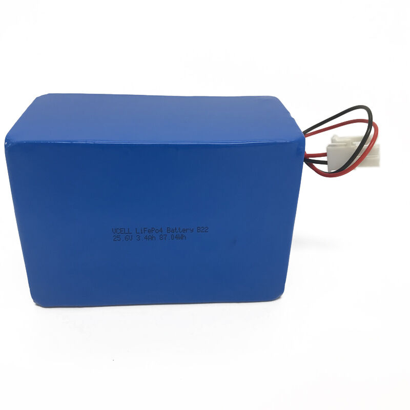 Buy Wholesale China 25.6v 3400mah 26650 Lifepo4 Battery Pack & Lifepo4 ...