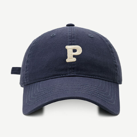 Unisex Cotton Vintage Distressed Washed Baseball Cap Letter P Summer Sun  Hats Adjustable Golf Dad Hat