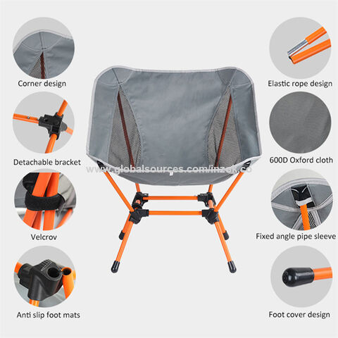 Factory Direct High Quality China Wholesale Wholesale Outdoor Aluminum Alloy Ultralight Mini Foldable Portable Moon Camping Stools Chairs With Carry Bag 8 from Shenzhen Inzok Electron Co. Ltd Globalso...