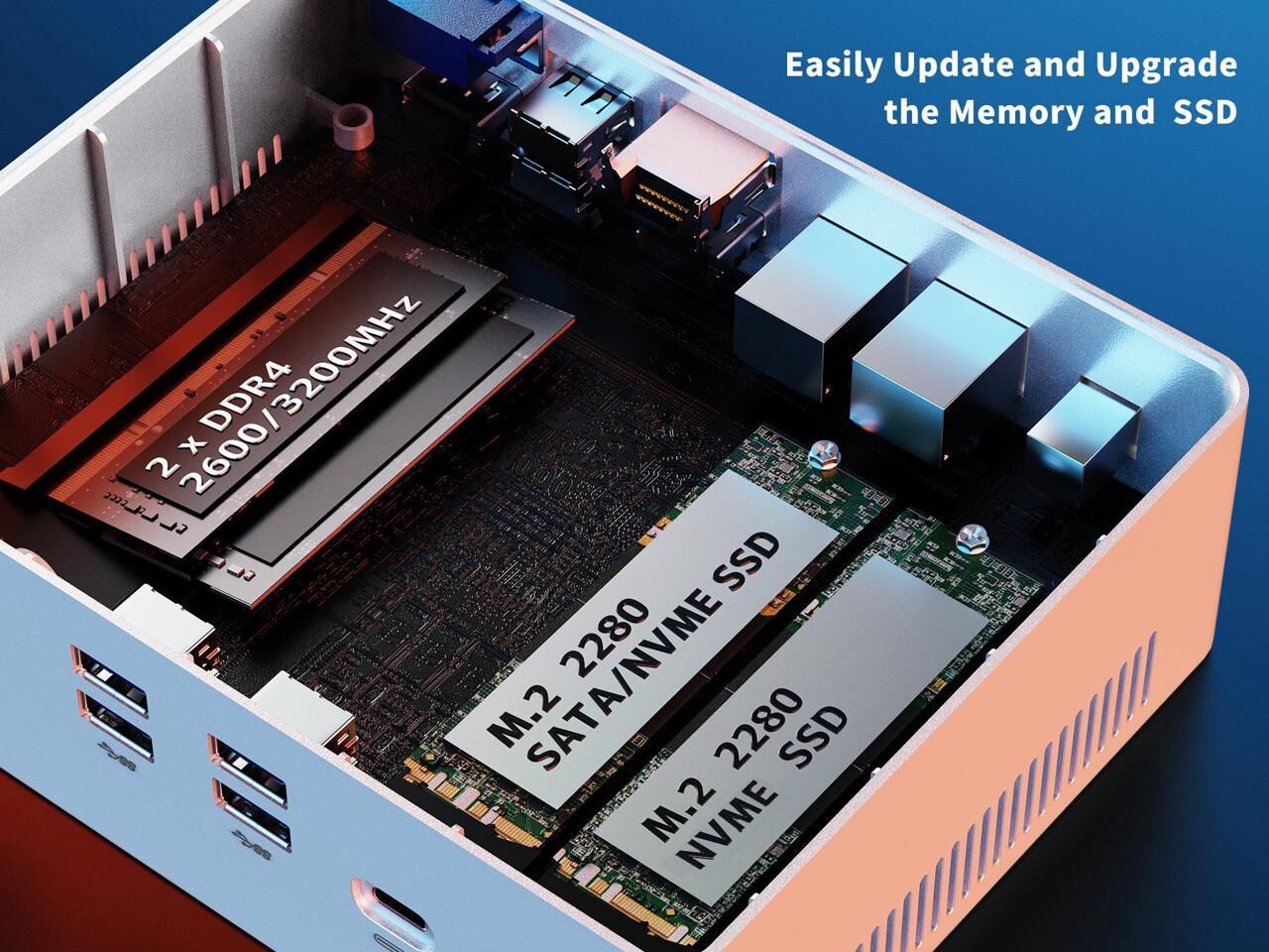 Mini Computer Hardrive Buy Wholesale China Mini Pc Kc-12 Intel Alder Lake-p 1240p I5 2x So ...