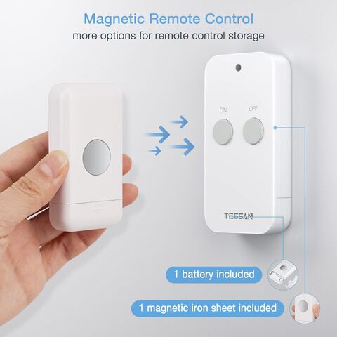 Remote Control Outlet, TESSAN Wireless Electrical Outlet, On/Off
