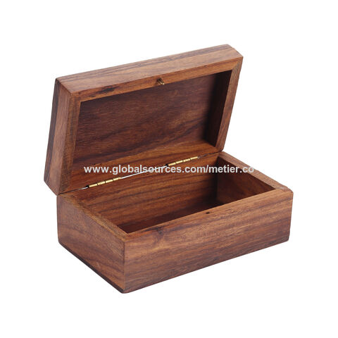 Buy Wholesale India Metier Cheap Factory Price Brown Colour Handmade Wooden  Gift Boxes Wholesale Manufacturer. & Wooden Gift Box Wooden Box Storage Box  Jewelry Box at USD 3.5