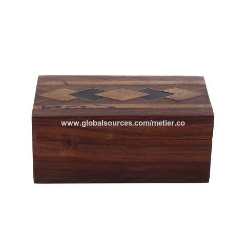 Buy Wholesale India Metier Cheap Factory Price Brown Colour Handmade Wooden  Gift Boxes Wholesale Manufacturer. & Wooden Gift Box Wooden Box Storage Box  Jewelry Box at USD 3.5