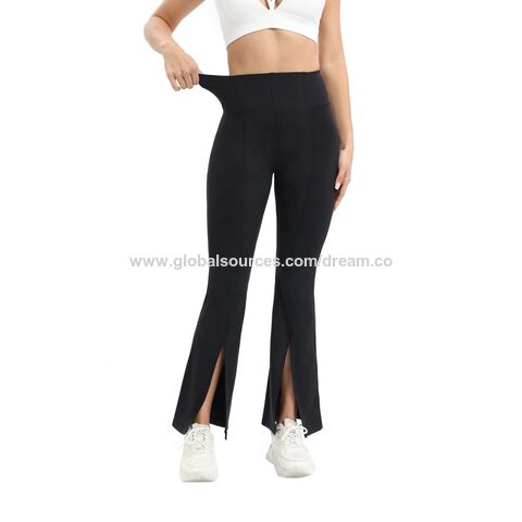 Wholesale Factory Skinny Pants Dance Sports Wear Seamless Ribbed Waistband  Scrunch Butt Flare Leggings - China Scrunch Butt Leggings and Flare  Leggings price