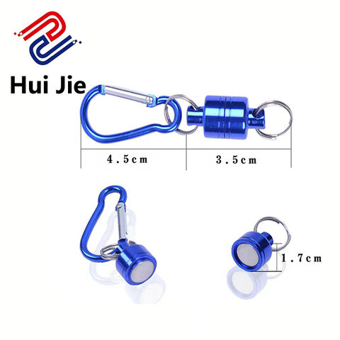 Buy Wholesale China Hot Sale Aluminum Shell Stainless Steel Magnetic Magnet  Net Quick Release Keychain Connector Clip Key Hook & Key Hook at USD 1.2