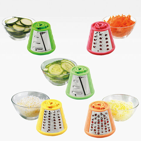 Rallador eléctrico de queso, rebanadora/trituradora eléctrica para frutas  de verduras, máquina eléctrica de ensalada con control de un solo toque con