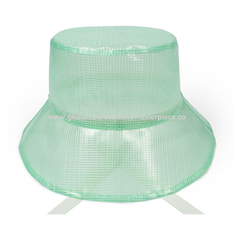 New Hats Unisex Waterproof Transparent Checkered Large Brim Basin Hat  Bucket Hat Fisherman Hat $4 - Wholesale China Bucket Hat at Factory Prices  from Nantong Masterpiece Trade Co., Ltd.