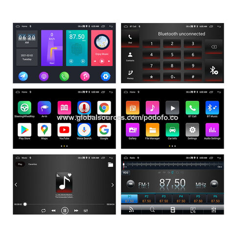 Compre Podofo 2 Din Android 13 Car Radio 2 32gb 7 autoradio Doble Din Car  Stereo Navegación Gps Wifi Bt Fm Rds Universal y 2 32gb Android 13 Radio De  Coche de China por 34.99 USD