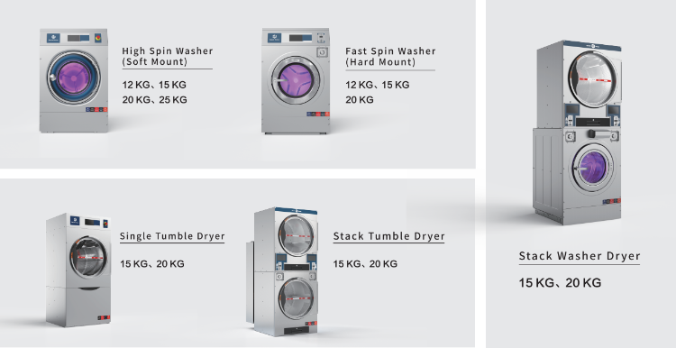 15kg 20kg Speed Union Stacked Washer And Dryer Laundry Machine $2000 -  Wholesale China Laundry Machine at factory prices from Shanghai Qiaohe  Laundry Equipment Manufacturing Co., Ltd.