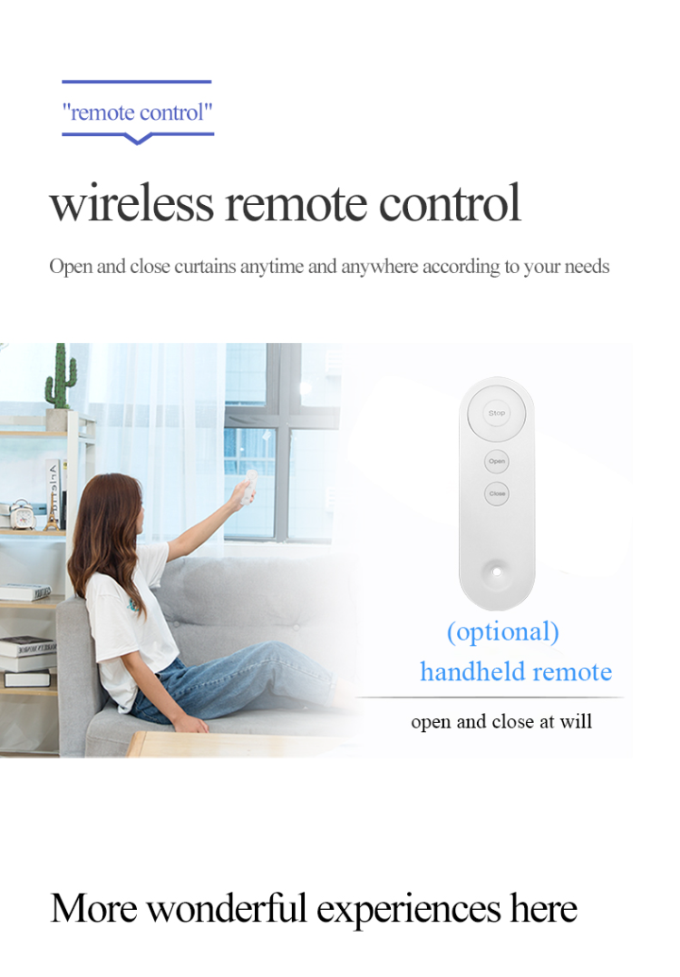 Curtains Operate Electric Remote Control, Smart Home Motorized Curtain ...