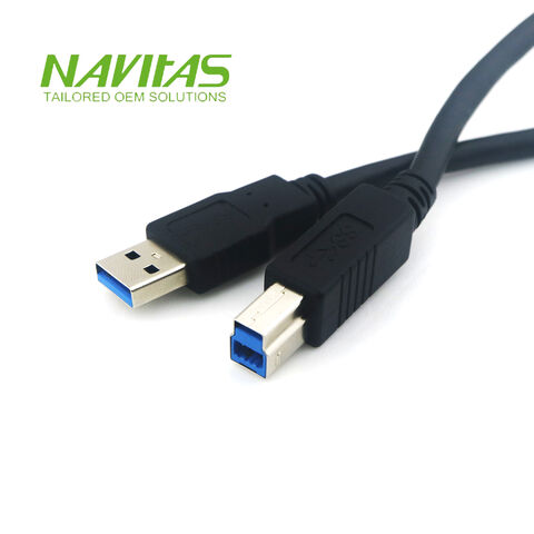 Ensamblaje de Cable USB 3.0 A Macho a B Macho Personalizado