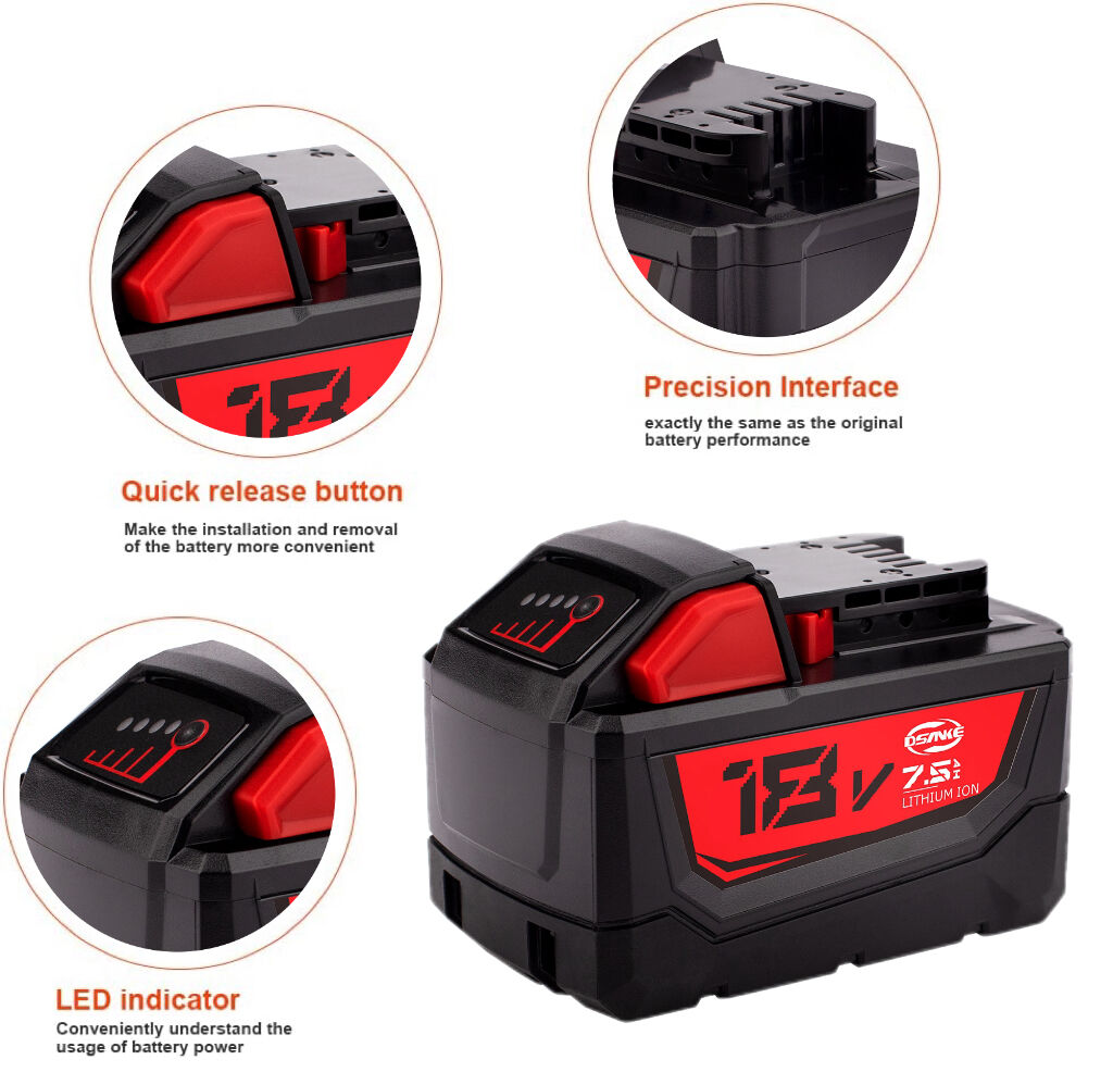 20V 3000mAh Li-ion Rechargeable Power Tools Battery Pack for Black