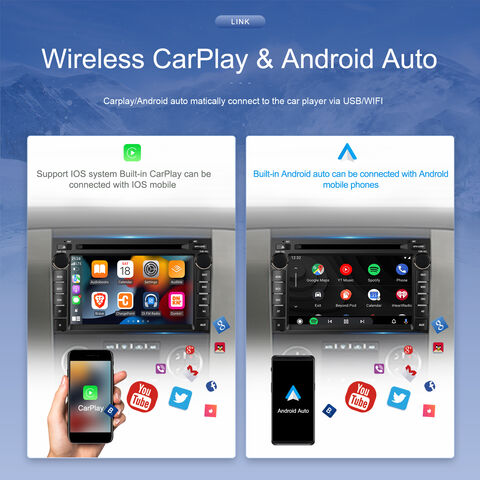 Radio Coche Android 2 Din CarPlay Android Auto, 7 Pulgadas