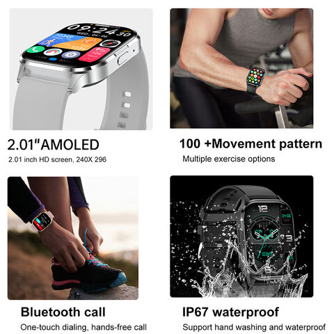 NFC Bluetooth Call Smartwatch Men AMOLED Always display Sports Fitness