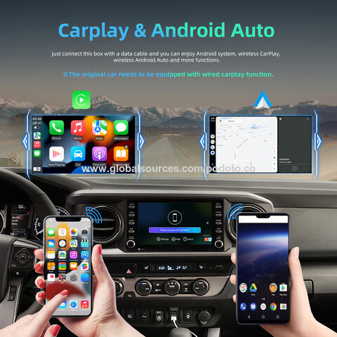 Adaptador inalámbrico CarPlay y Android Auto