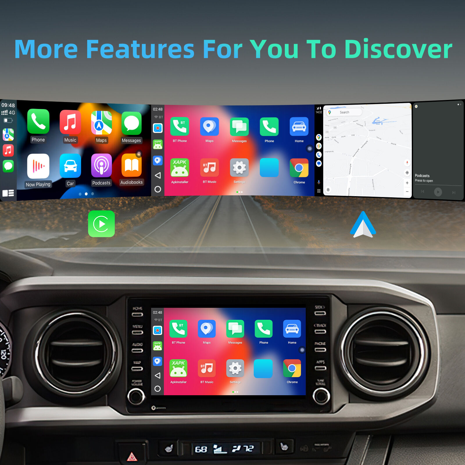 Achetez en gros Podofo Carplay Dongle 4 64 Go Android 13