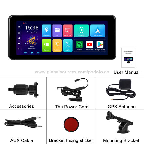 10.26 táctil coche inalámbrico CarPlay Android Auto FM coche pantalla  monitor