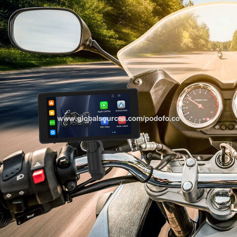 7 HD Touch Screen Portable Motorcycle Navigator Carplay Android