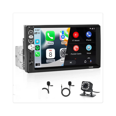 Radio de coche compatible con Bluetooth pantalla táctil de 7
