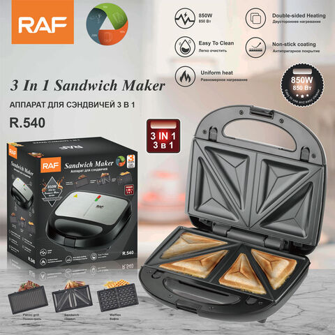 Electric Toaster Grilled Breakfast Sandwich Maker 3 in 1 Sandwich Maker -  China Toaster and 3 in 1 Breakfast Maker price