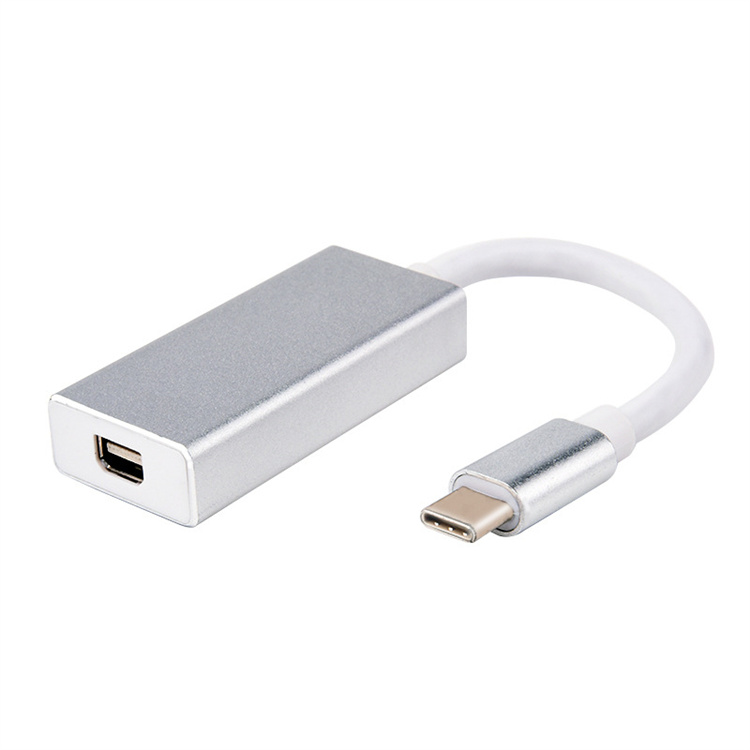 USB C Female to DisplayPort Male Cable Adapter,Bi-Directional USB Type C  3.1 Input to DP Ouput Converter,4K 60Hz USBC Thunderbolt 3 Adapter for New