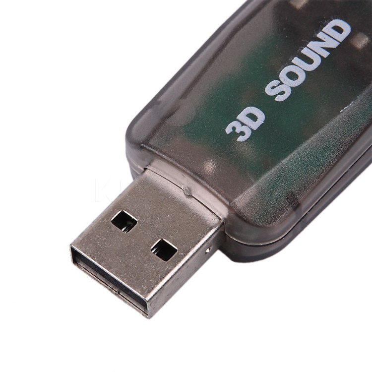 Hot Mini External 3d Usb Sound Card 5.1 Channel Audio Card Adapter 3 ...