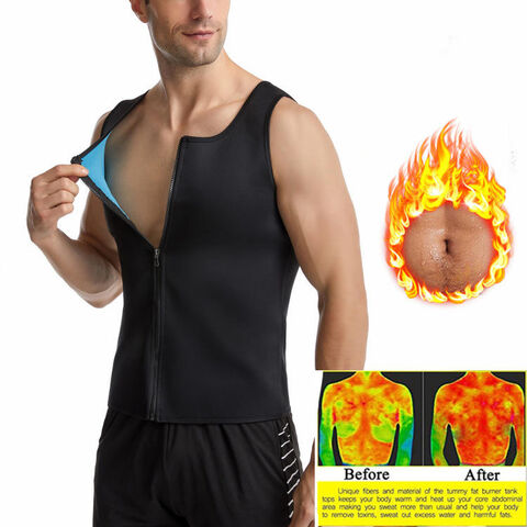 Men Thermo Sweat Suit Tank Tops Waist Trainer Shapewear Vest Sauna Suit Body  Shaper Compression Workout Shirt Slimming Underwear - China Sauna Fitness  Men Waist and Body Shaper price