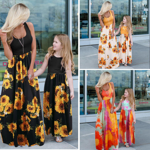 Summer Latest Kitenge Fashion Dresses Mommy And Me Dresses Family Matching Outfits Clothes Mom And Daughter Matching Party Dress China Wholesale Mommy And Me Dresses 4.3 from Huaxian Tuoxiang Trading ...