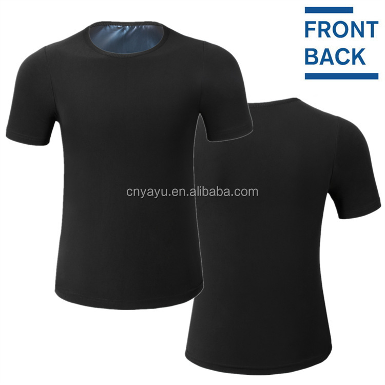 Men's Heat Trapping Sweat Compression Tshirt Gym Exercise