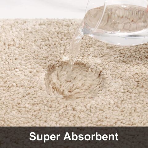 Microfiber Bathroom Rug Super Absorbent Bath Mat Non Slip Thick