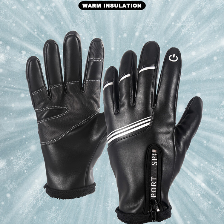 Leather hand discount gloves for bikers