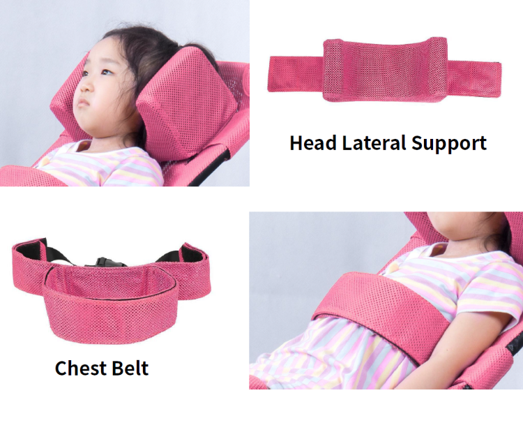 Hedy Bc01 Lightweight Foldable Adjustable Pediatric Bath Shower Chair With Wheels For Special