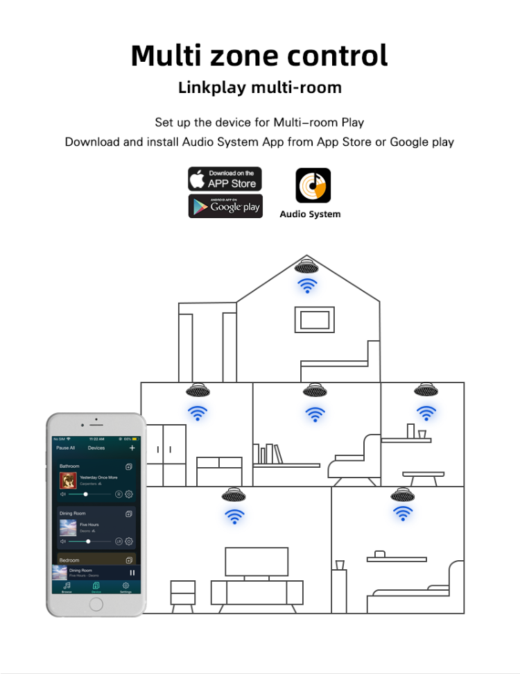 Buy Wholesale China Inceiling Speakers With Built In Amplifier Cs2 1