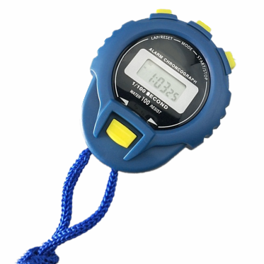 Digital Professional Handheld LCD Sports Stopwatch Timer With String For  Sports