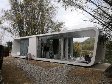 Buy Wholesale China Outdoor Prefab House Living And Working Apple Cabin ...